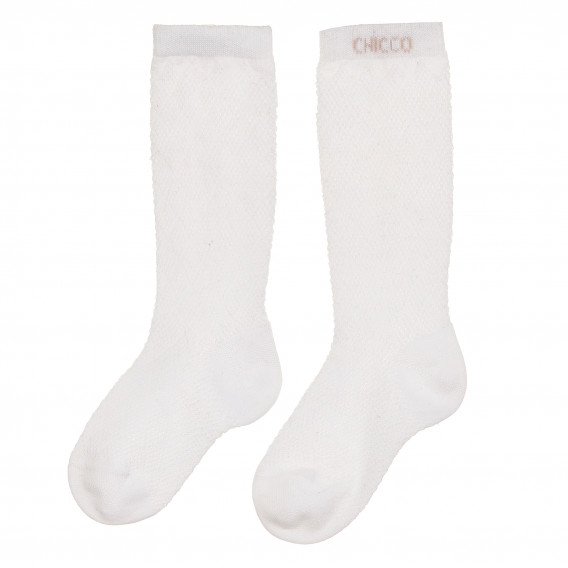 Чорапи с фигурален принт и името на бранда Chicco 368113 