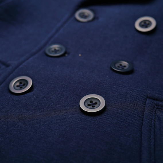 Палто с два джоба за момче тъмно синьо Chicco 36813 3