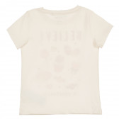 Памучна тениска White Alyssum, бял Name it 368159 3