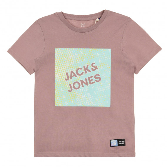 Тениска с графичен принт, лилав цвят JACK&JONES JUNIOR 368202 