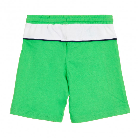 Памучен къс панталон с цветни акценти, зелен Chicco 368344 4