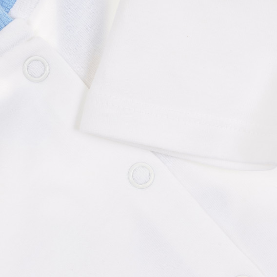 Тениска с щампа на Хипо, бяла Chicco 368439 3