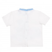 Тениска с щампа на Хипо, бяла Chicco 368440 4