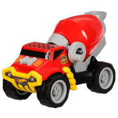 Детски бетоновоз Hot Wheels, червен Hot Wheels 368534 