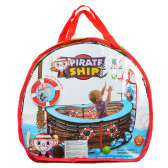Детска палатка за игра - Пиратски кораб с баскетболен кош ITTL 368665 5