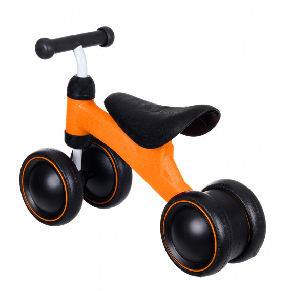 Детски велосипед за баланс с четири колела, оранжев SNG 368681 3