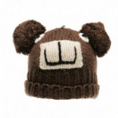 Плетена шапка за бебе кафява Chicco 36889 