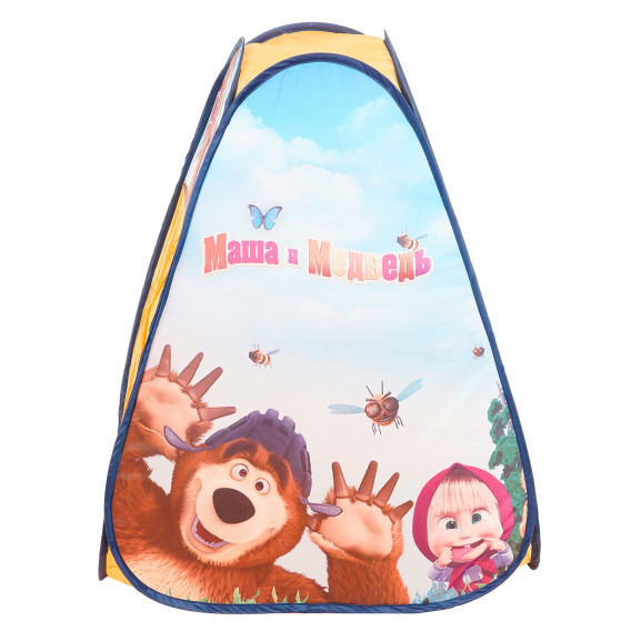 Детска палатка за игра с принт на Маша и Мечока + чанта ITTL 368912 7