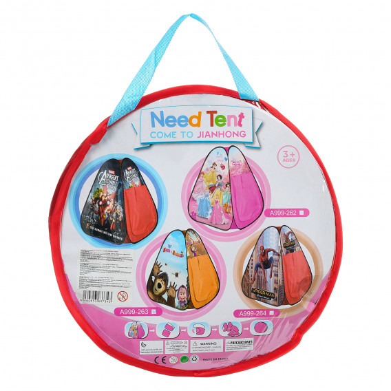 Детска палатка за игра Спайдърмен с чанта ITTL 368925 10