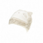 Плюшена шапка за бебе, бежова Chicco 36905 