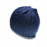 Плетена шапка за момче тъмно синя Chicco 36916 2