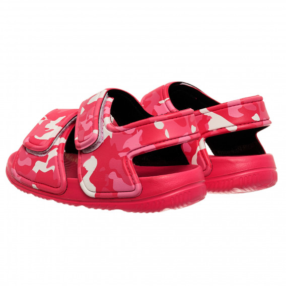 Детски сандали с камуфлажен принт, розови GS 369180 3