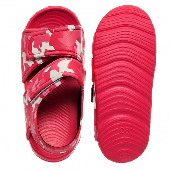 Детски сандали с камуфлажен принт, розови GS 369181 4