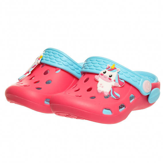 Гумени сандали за бебе Unicorn, розови Beppi 369438 2