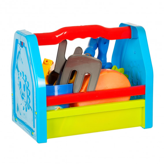 Детски игрален комплект с градински инструменти в кутия, 14 части GOT 369774 