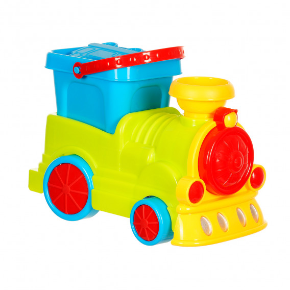 Детски плажен комплект за игра с локомотив, 5 части GOT 369795 2