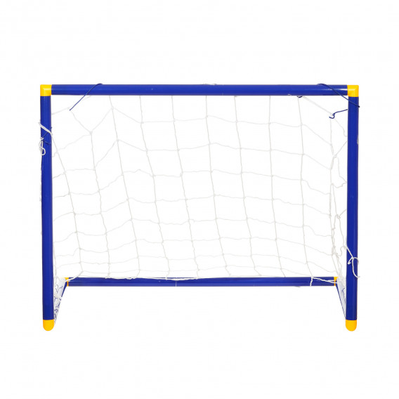 Детска футболна врата с мрежа, размери: 55,5 х 78,5 х 45,5 см., топка и помпа GT 369802 4