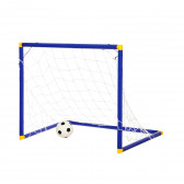 Детска футболна врата с мрежа, размери: 55,5 х 78,5 х 45,5 см., топка и помпа GT 369803 5