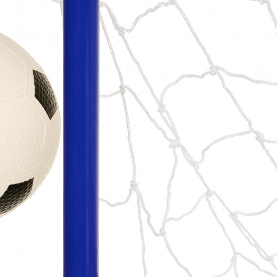 Детска футболна врата с мрежа, размери: 55,5 х 78,5 х 45,5 см., топка и помпа GT 369804 6
