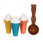 Детски плажен комплект за игра със сладоледени фунийки, 9 части GOT 369816 4