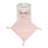 Мека кърпа за гушкане PARACAIDISTA, розово Inter Baby 370022 