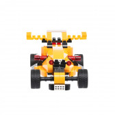 Конструктор състезателна жълта кола F1 със 132 части BANBAO 370067 3