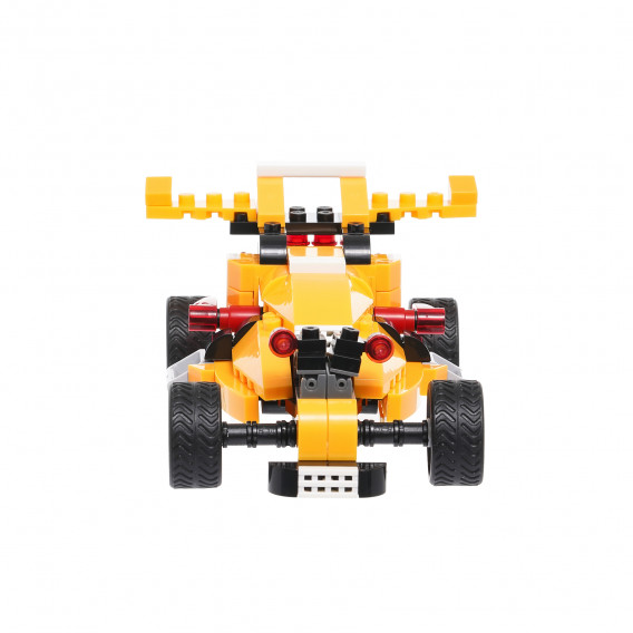 Конструктор състезателна жълта кола F1 със 132 части BANBAO 370067 3