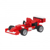 Конструктор "Червена състезателна кола от F1" със 102 части BANBAO 370072 3