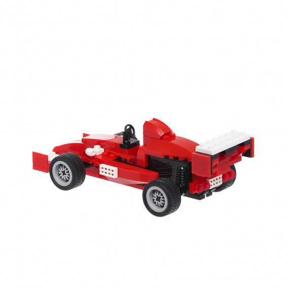 Конструктор "Червена състезателна кола от F1" със 102 части BANBAO 370073 4