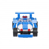 Конструктор състезателна синя кола F1 със 125 части BANBAO 370079 4