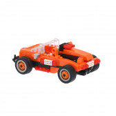Конструктор оранжева кола със 108 части BANBAO 370083 3