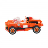 Конструктор оранжева кола със 108 части BANBAO 370084 4
