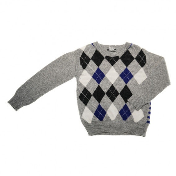 Пуловер на каре за момче Chicco 37009 