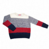 Пуловер в цветно райе за момче Chicco 37013 