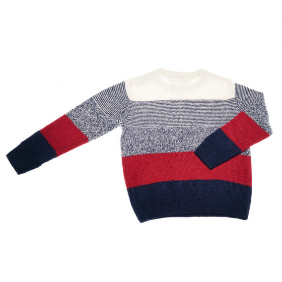 Пуловер в цветно райе за момче Chicco 37014 2