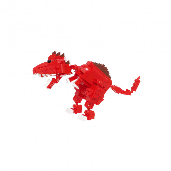 Конструктор червен динозавър със 159 части BANBAO 370155 2