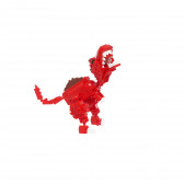 Конструктор червен динозавър със 159 части BANBAO 370156 3