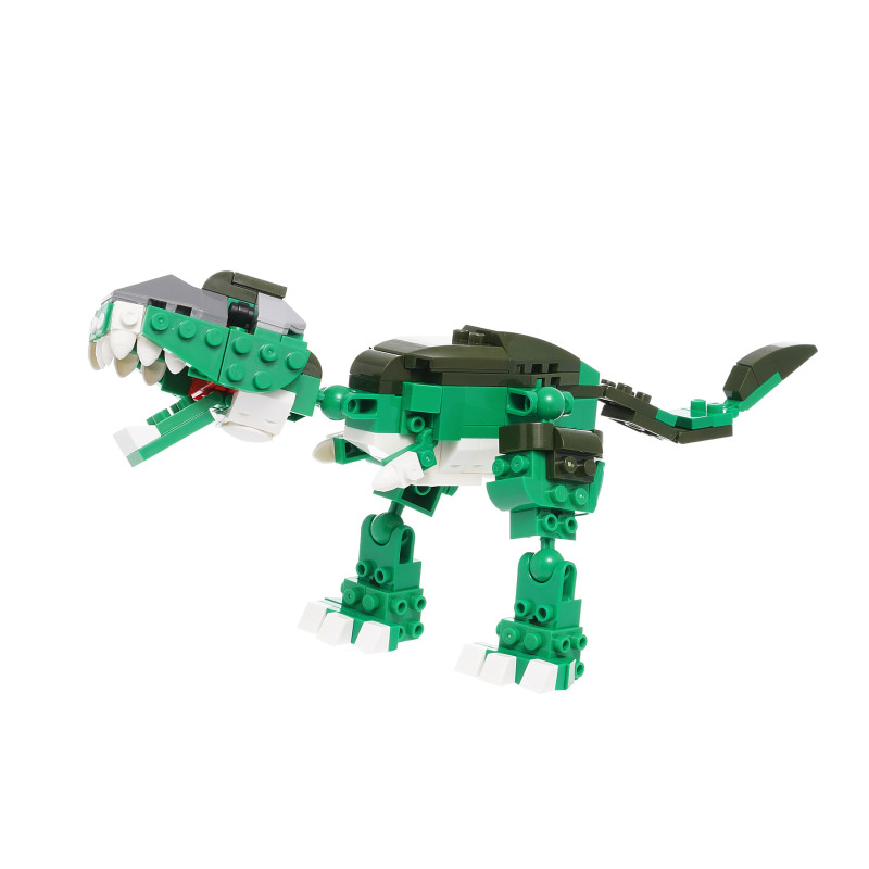Конструктор зелен динозавър със 139 части  370158