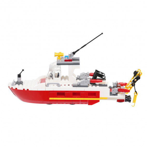Конструктор пожарна спасителна лодка с 295 части BANBAO 370188 7