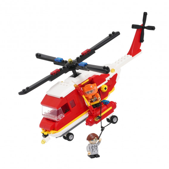 Конструктор пожарен спасителен хеликоптер с 310 части BANBAO 370191 
