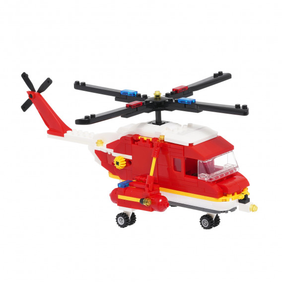 Конструктор пожарен спасителен хеликоптер с 310 части BANBAO 370195 4
