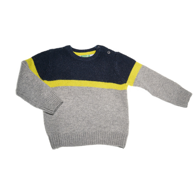 Пуловер в сив цвят за момче  37030
