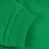 Комплект от два броя памучни панталони за бебе за момче зелен и тъмно син Chicco 371158 3