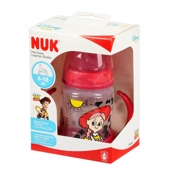 Полипропиленово шише за сок, First Choice Toy Story, 150 мл, червено NUK 371333 7