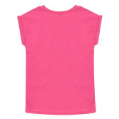 Тениска с променяща се картинка Сърце за момиче розова Carter's 371492 4