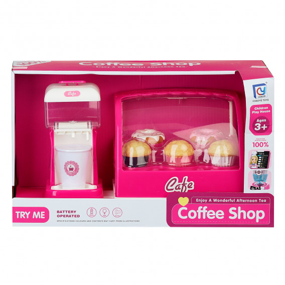 Детска кафе сладкарница със светлина, розова GOT 371635 6