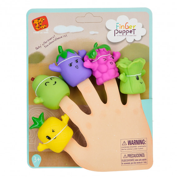 Детски игтрачки за пръсти с плодове и зеленчуци GOT 371697 4