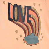 Блуза от органичен памук за бебе с надпис Love Name it 372014 2
