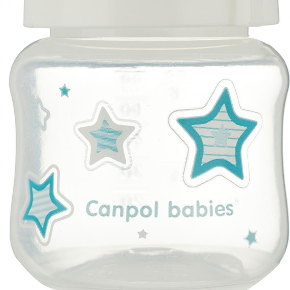 Полипропиленово шише за коластра, Newborn baby, 60 мл., синьо Canpol 372037 4