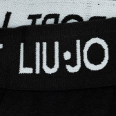 Черен клин с брандиран колан Liu Jo 372121 2